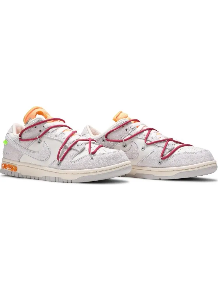 Кроссовки Nike Off-White x Dunk Low 'Lot 35 of 50' — изображение 8 из 8, белый
