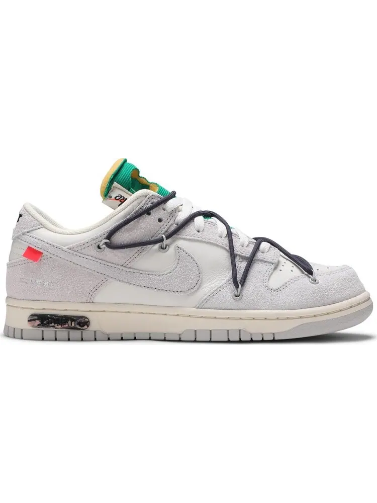Кроссовки Nike Off-White x Dunk Low 'Lot 20 of 50' — изображение 1 из 8, белый