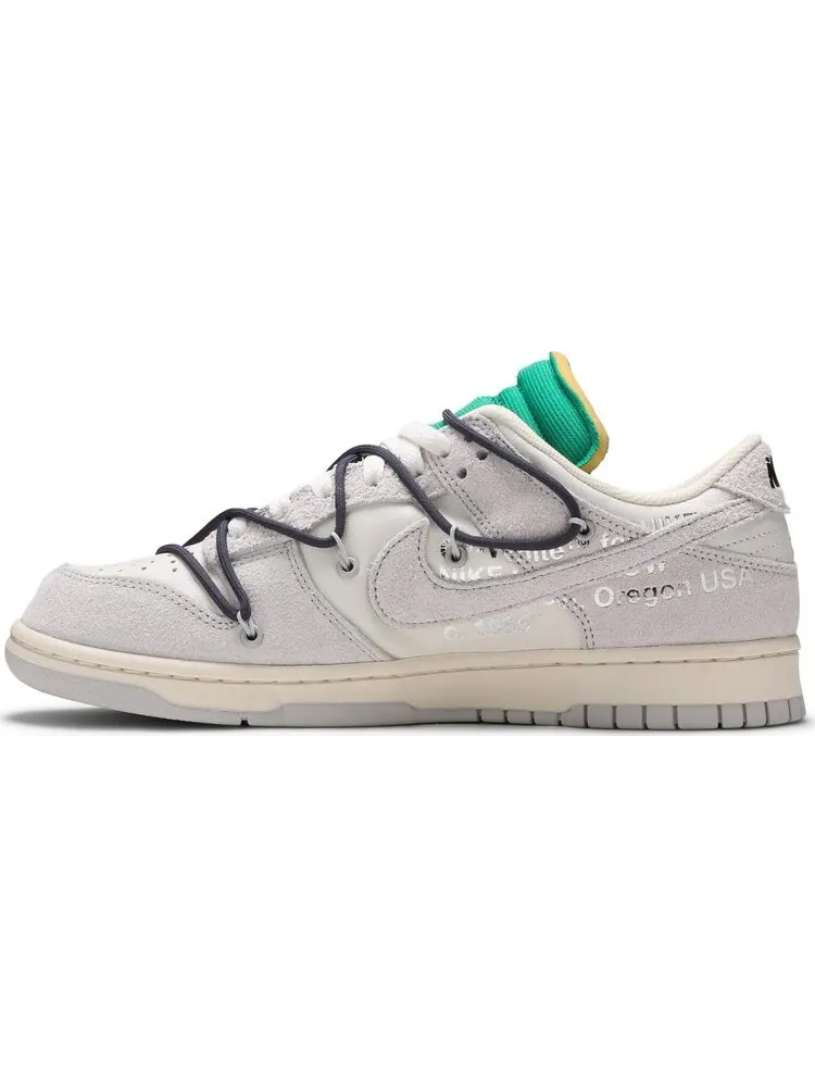 Кроссовки Nike Off-White x Dunk Low 'Lot 20 of 50' — изображение 3 из 8, белый