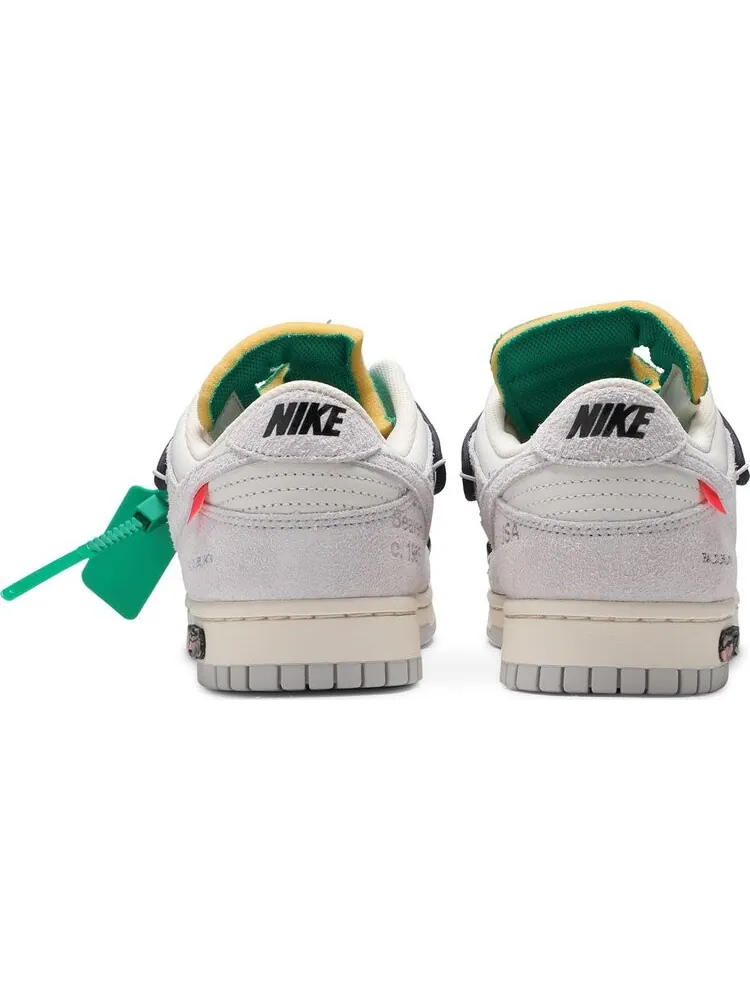 Кроссовки Nike Off-White x Dunk Low 'Lot 20 of 50' — изображение 6 из 8, белый
