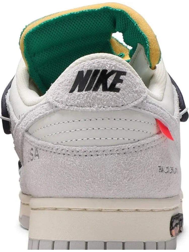 Кроссовки Nike Off-White x Dunk Low 'Lot 20 of 50' — изображение 7 из 8, белый