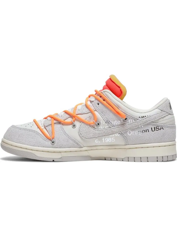 Кроссовки Nike Off-White x Dunk Low 'Lot 31 of 50' — изображение 3 из 8, белый