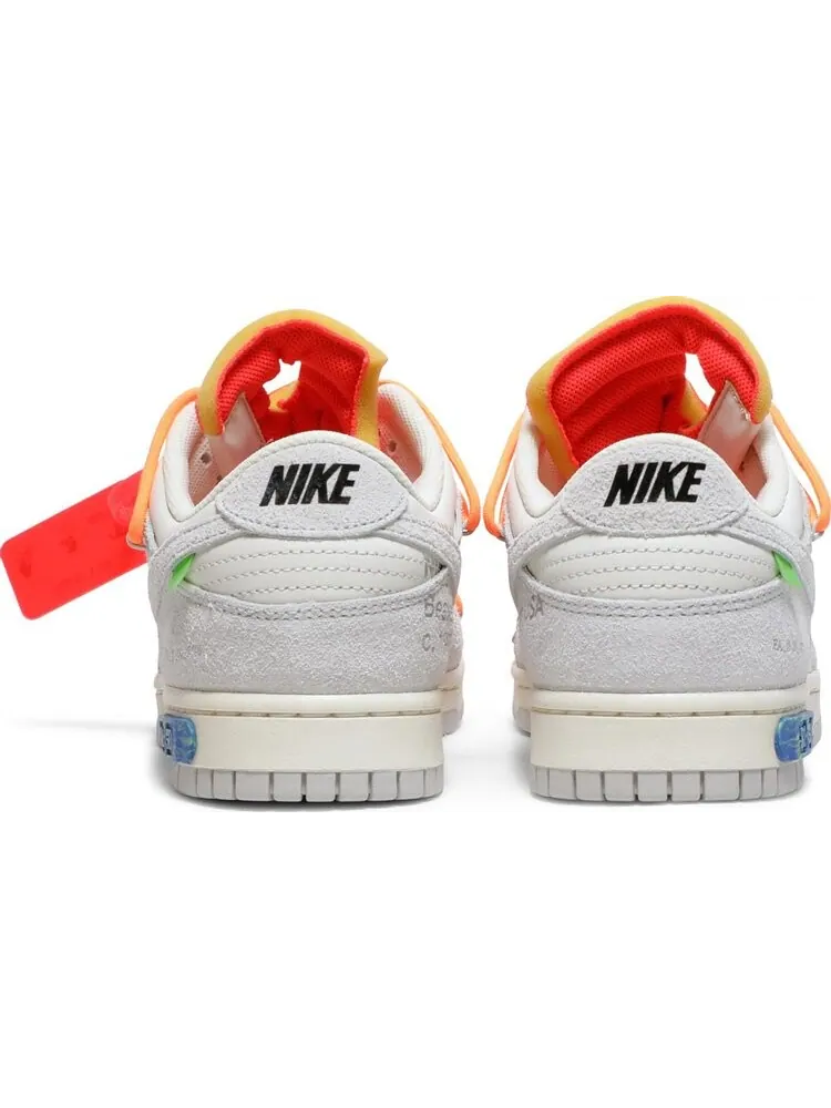 Кроссовки Nike Off-White x Dunk Low 'Lot 31 of 50' — изображение 6 из 8, белый