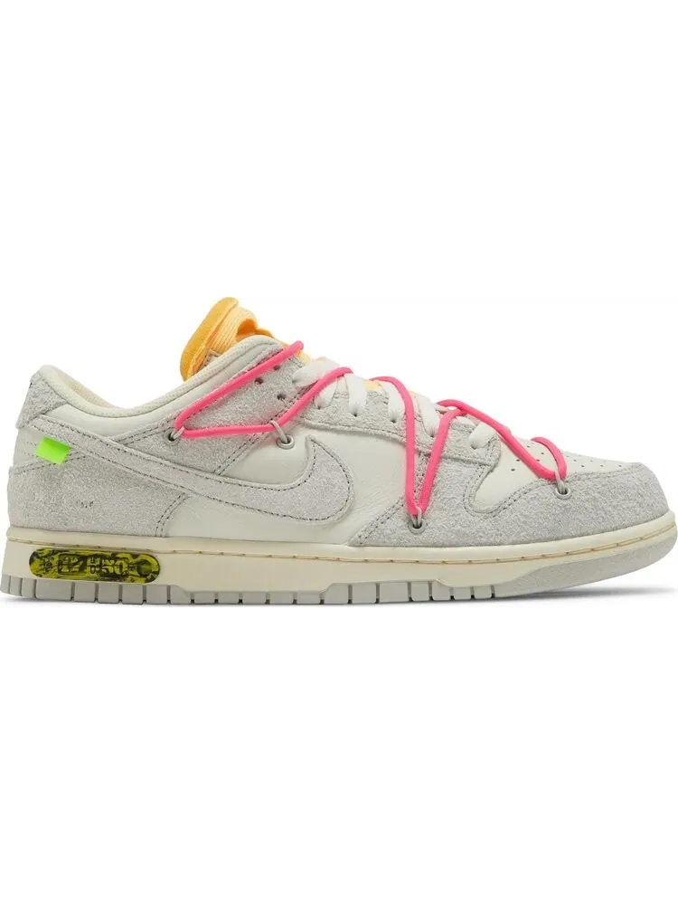 Кроссовки Nike Off-White x Dunk Low 'Lot 17 of 50' — изображение 1 из 8, белый