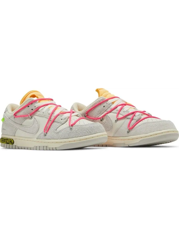 Кроссовки Nike Off-White x Dunk Low 'Lot 17 of 50' — изображение 8 из 8, белый