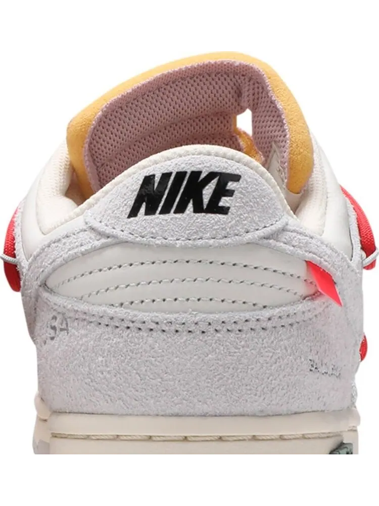 Кроссовки Nike Off-White x Dunk Low 'Lot 33 of 50' — изображение 7 из 8, белый