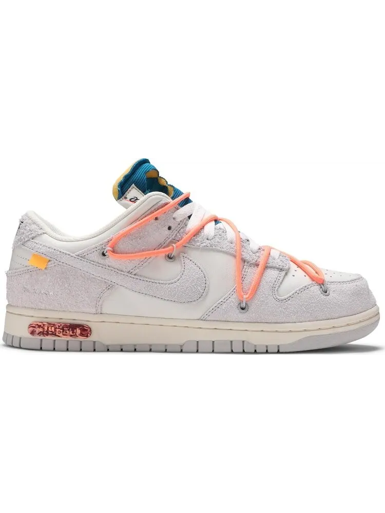 Кроссовки Nike Off-White x Dunk Low 'Lot 19 of 50' — изображение 1 из 8, белый