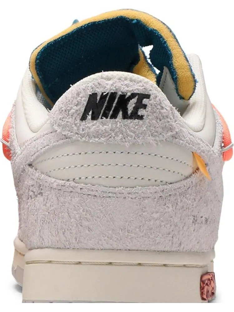 Кроссовки Nike Off-White x Dunk Low 'Lot 19 of 50' — изображение 7 из 8, белый