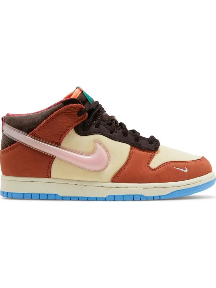 Кроссовки Nike Social Status x Dunk Mid 'Chocolate Milk' — изображение 1 из 8, коричневый
