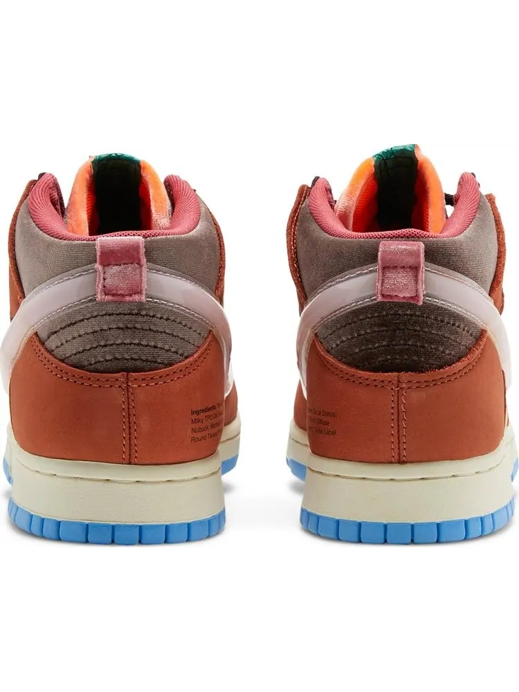 Кроссовки Nike Social Status x Dunk Mid 'Chocolate Milk' — изображение 6 из 8, коричневый