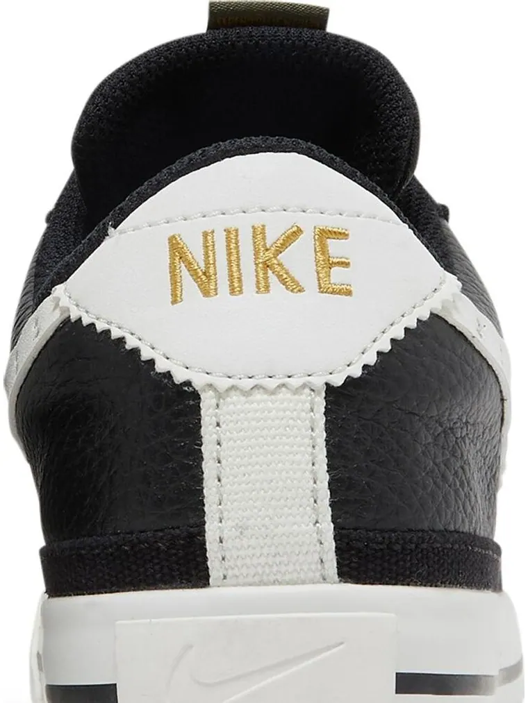 Кроссовки Nike Serena Williams Design Crew x Wmns Court Legacy 'Black Metallic Gold' — изображение 7 из 8, черный