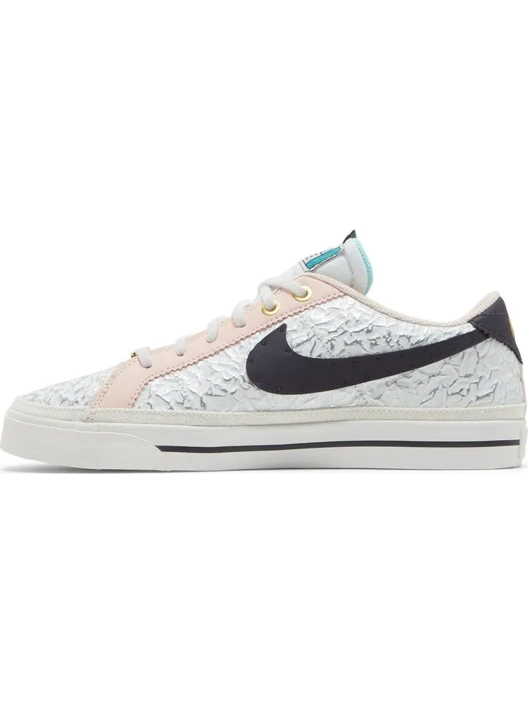 Кроссовки Nike Serena Williams Design Crew x Wmns Court Legacy 'White Pale Coral' — изображение 3 из 8, белый