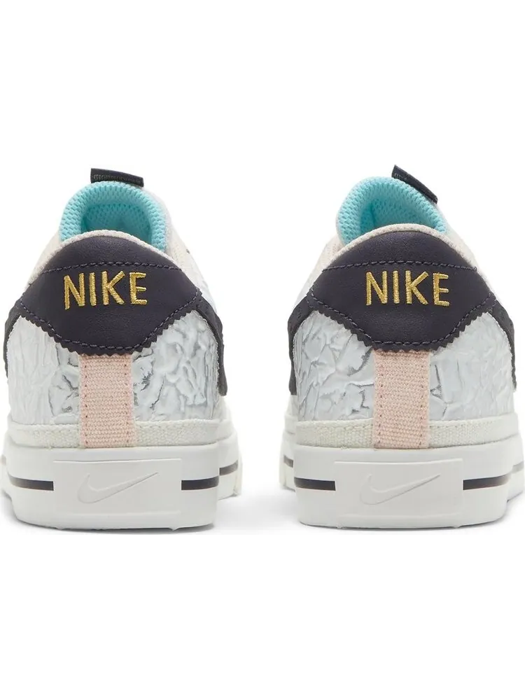 Кроссовки Nike Serena Williams Design Crew x Wmns Court Legacy 'White Pale Coral' — изображение 6 из 8, белый