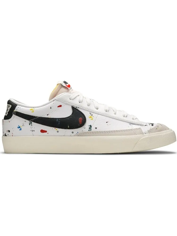 Кроссовки Nike Blazer Low '77 'Paint Splatter' — изображение 1 из 8, белый