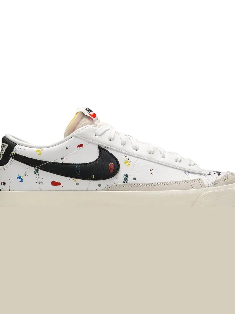 Кроссовки Nike Blazer Low '77 'Paint Splatter' — изображение 2 из 8, белый