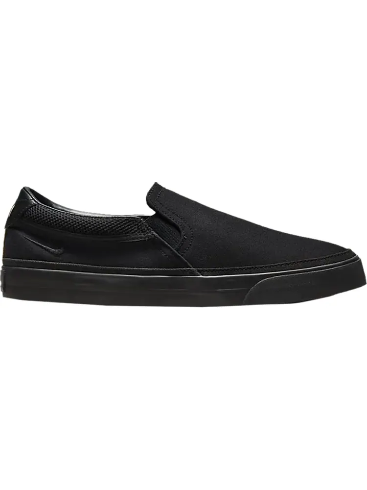 Кроссовки Nike Court Legacy Slip-On 'Triple Black' — изображение 1 из 1, черный