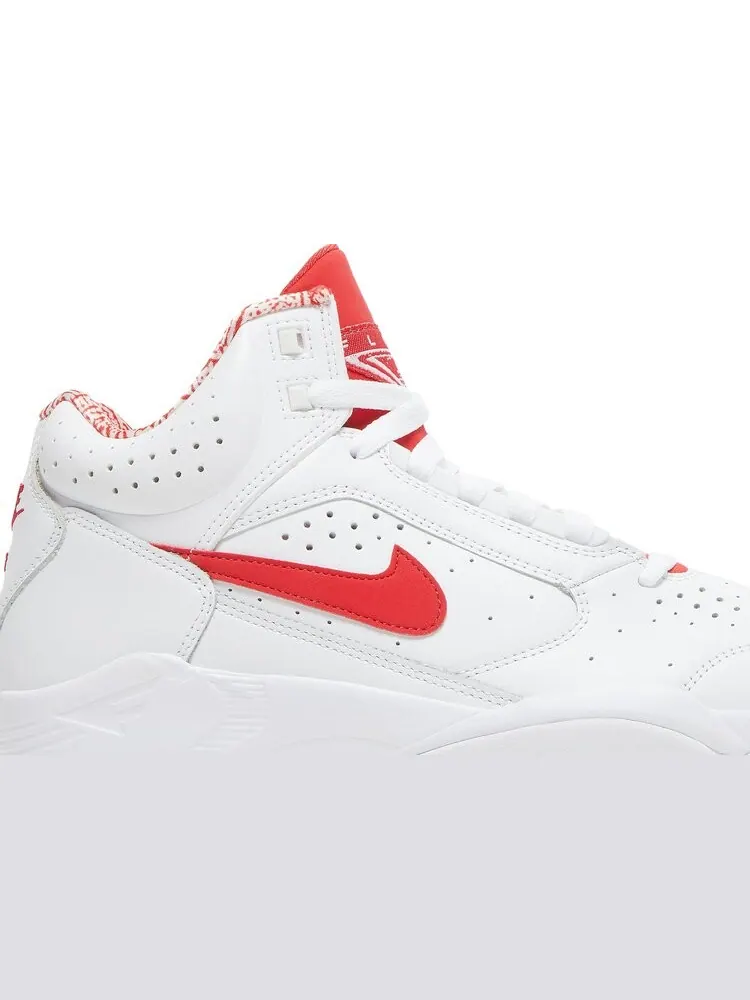 Кроссовки Nike Air Flight Lite Mid 'White University Red' — изображение 2 из 8, белый