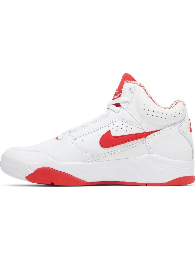 Кроссовки Nike Air Flight Lite Mid 'White University Red' — изображение 3 из 8, белый
