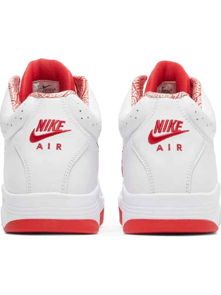 Кроссовки Nike Air Flight Lite Mid 'White University Red' — изображение 6 из 8, белый