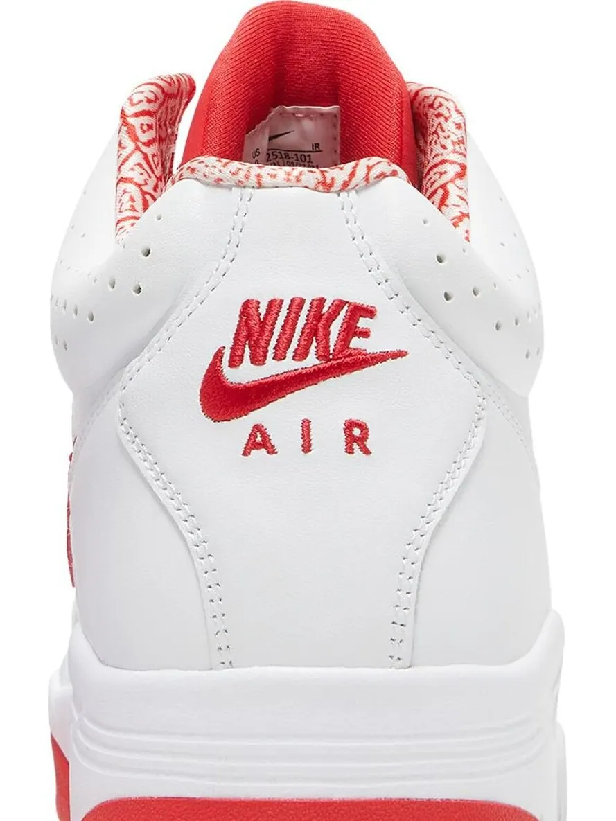 Кроссовки Nike Air Flight Lite Mid 'White University Red' — изображение 7 из 8, белый