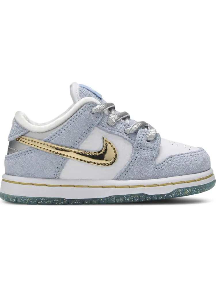 Кроссовки Nike Sean Cliver x Dunk Low SB TD 'Holiday Special' — изображение 1 из 8, синий