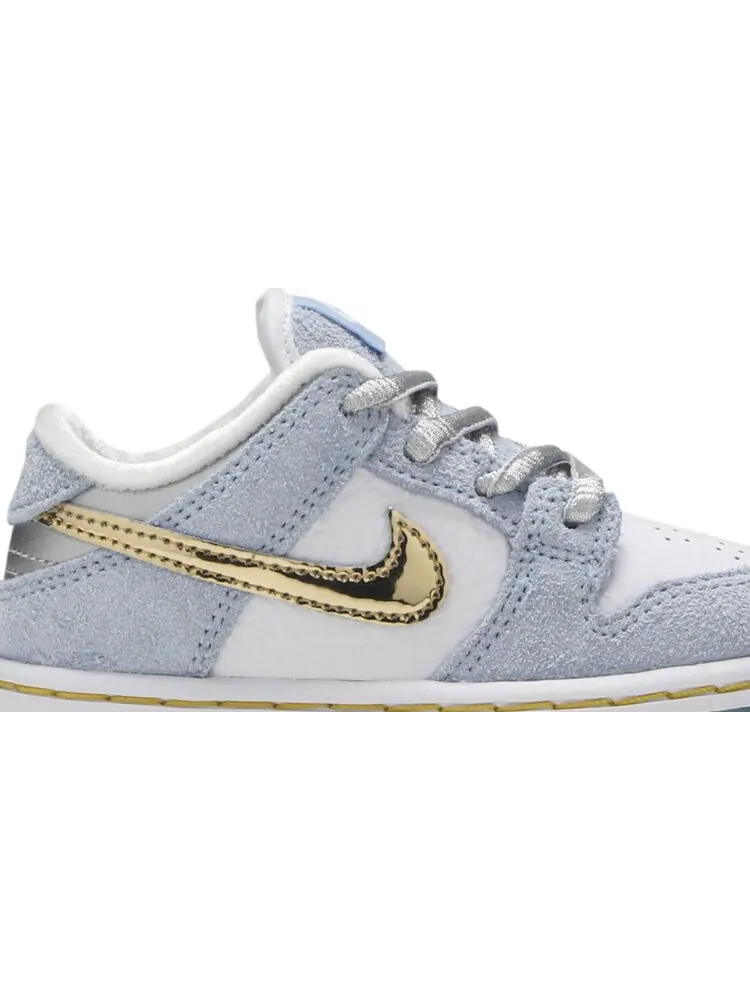 Кроссовки Nike Sean Cliver x Dunk Low SB TD 'Holiday Special' — изображение 2 из 8, синий