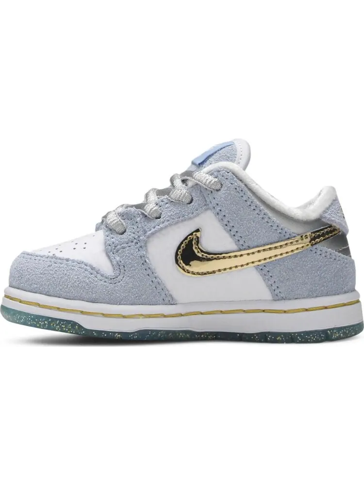 Кроссовки Nike Sean Cliver x Dunk Low SB TD 'Holiday Special' — изображение 3 из 8, синий