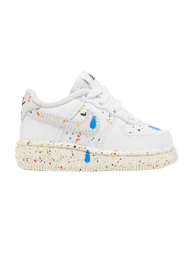 Кроссовки Nike Force 1 LV8 3 TD 'Paint Splatter - White' — изображение 1 из 9, белый//белый/белый