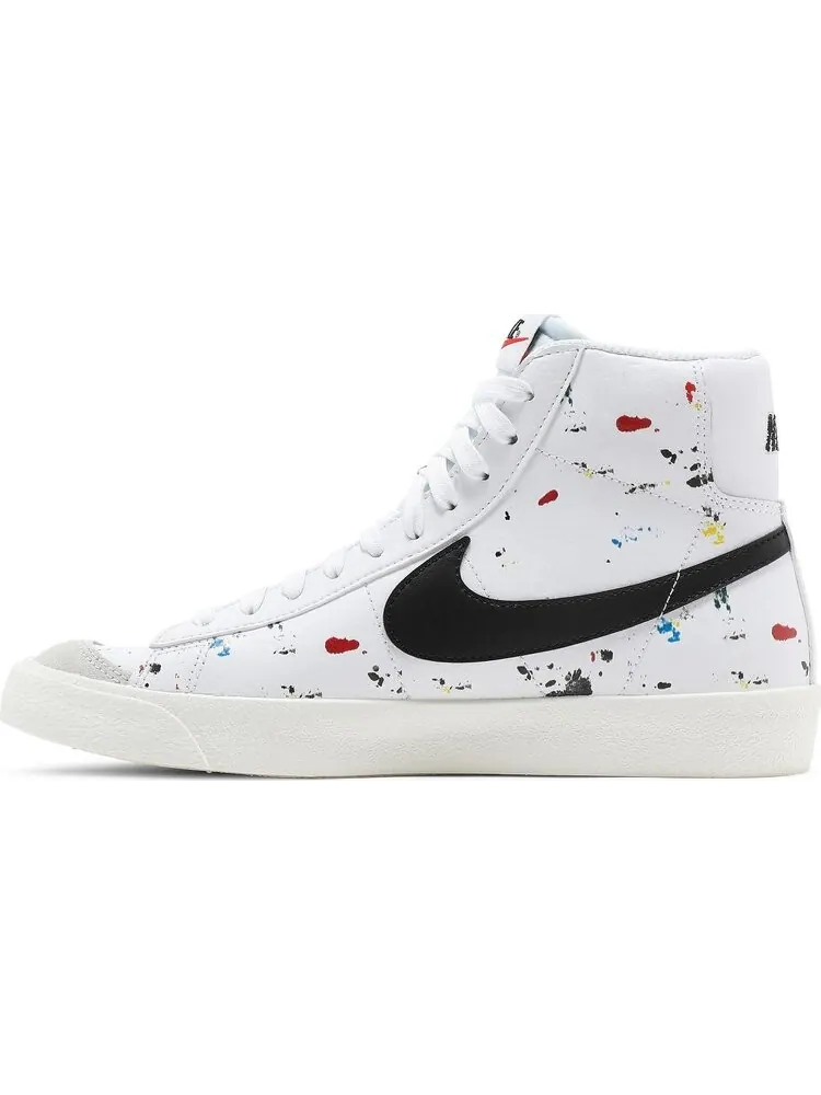 Кроссовки Nike Blazer Mid '77 GS 'Paint Splatter' — изображение 3 из 8, белый