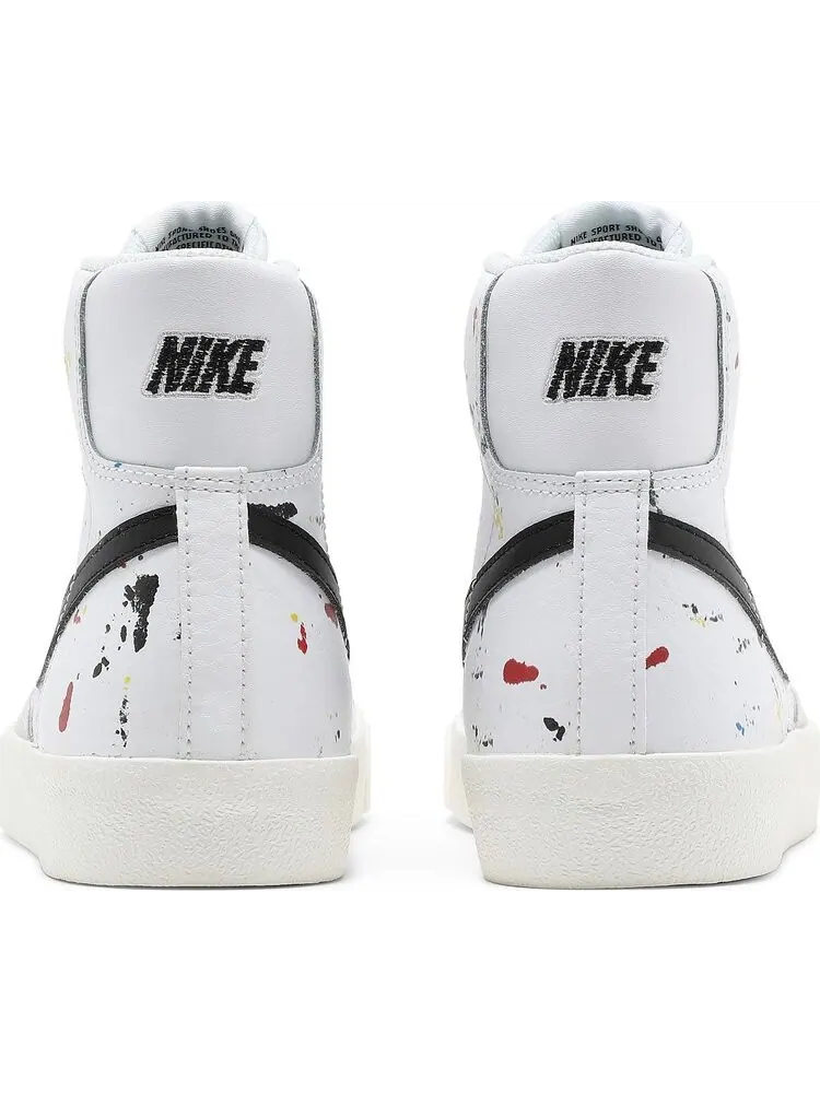 Кроссовки Nike Blazer Mid '77 GS 'Paint Splatter' — изображение 6 из 8, белый