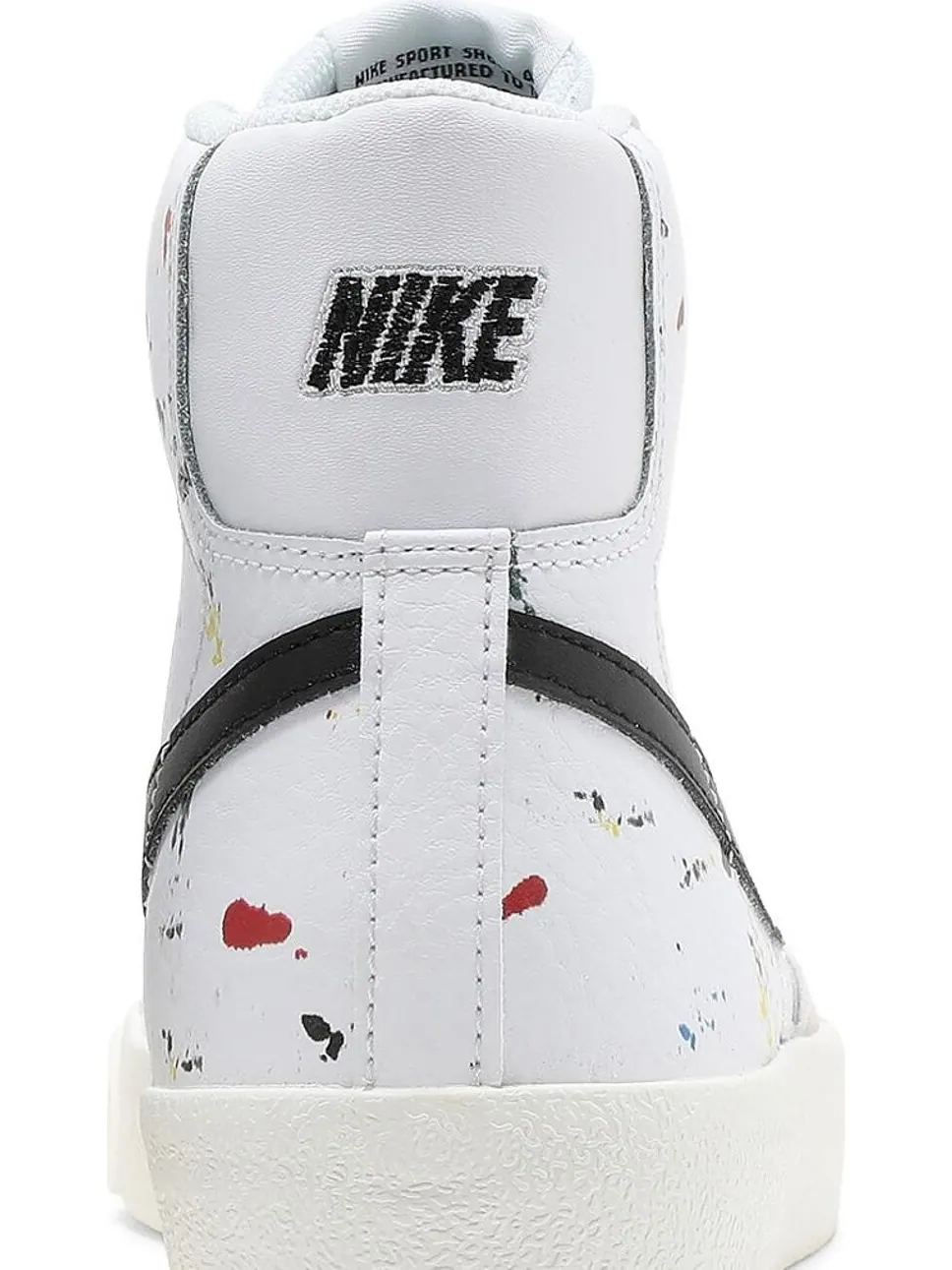 Кроссовки Nike Blazer Mid '77 GS 'Paint Splatter' — изображение 7 из 8, белый