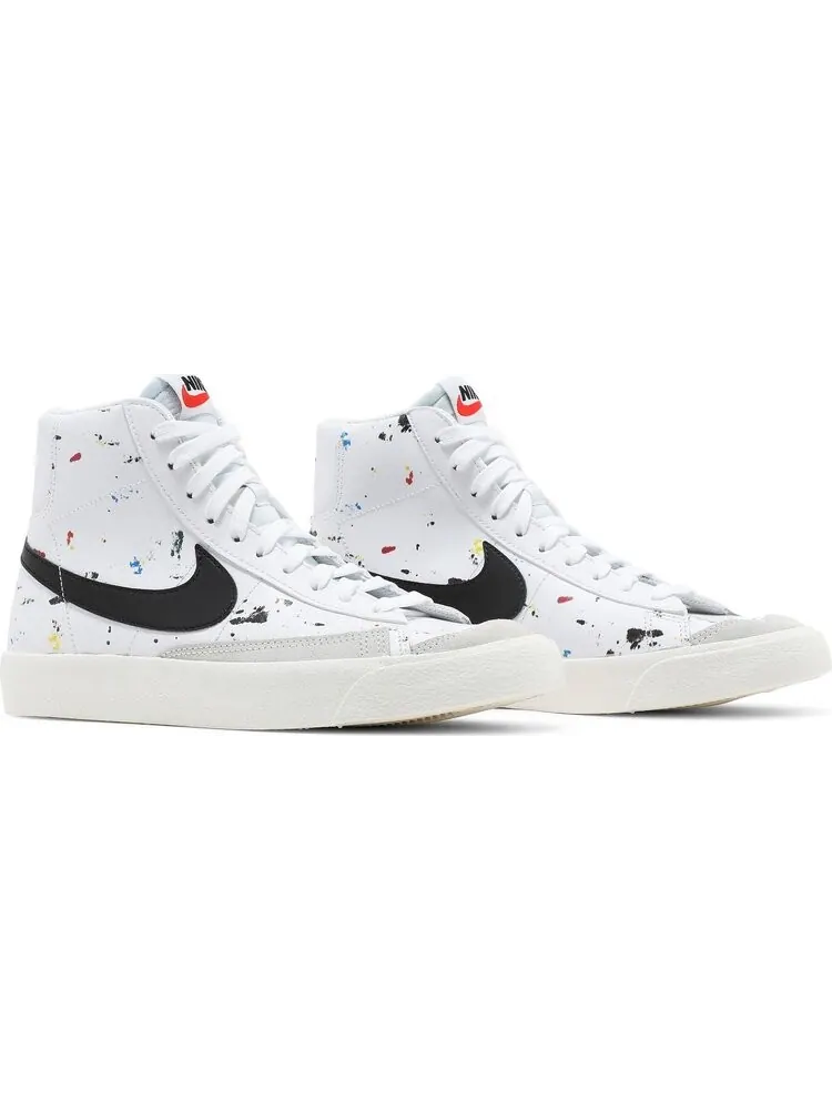 Кроссовки Nike Blazer Mid '77 GS 'Paint Splatter' — изображение 8 из 8, белый