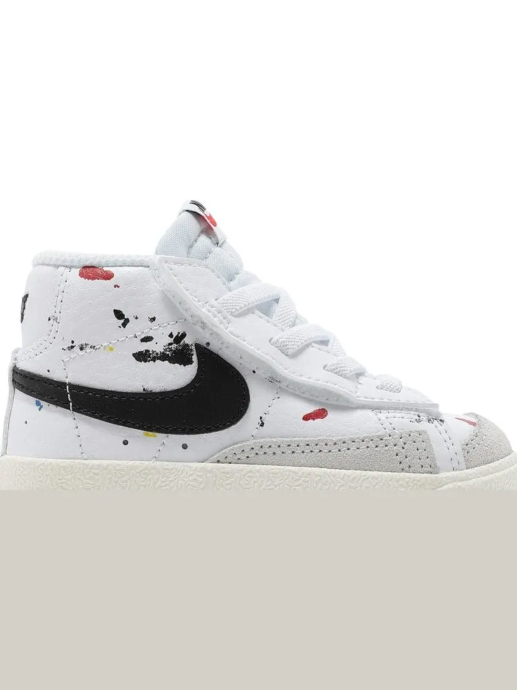 Кроссовки Nike Blazer Mid '77 TD 'Paint Splatter' — изображение 2 из 8, белый
