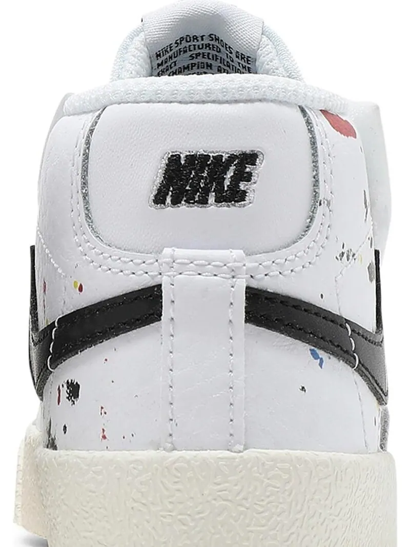 Кроссовки Nike Blazer Mid '77 TD 'Paint Splatter' — изображение 7 из 8, белый