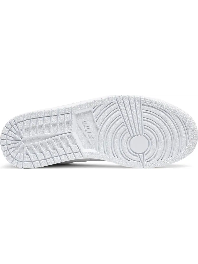 Кроссовки Air Jordan 1 Centre Court White on White — изображение 4 из 8, белый