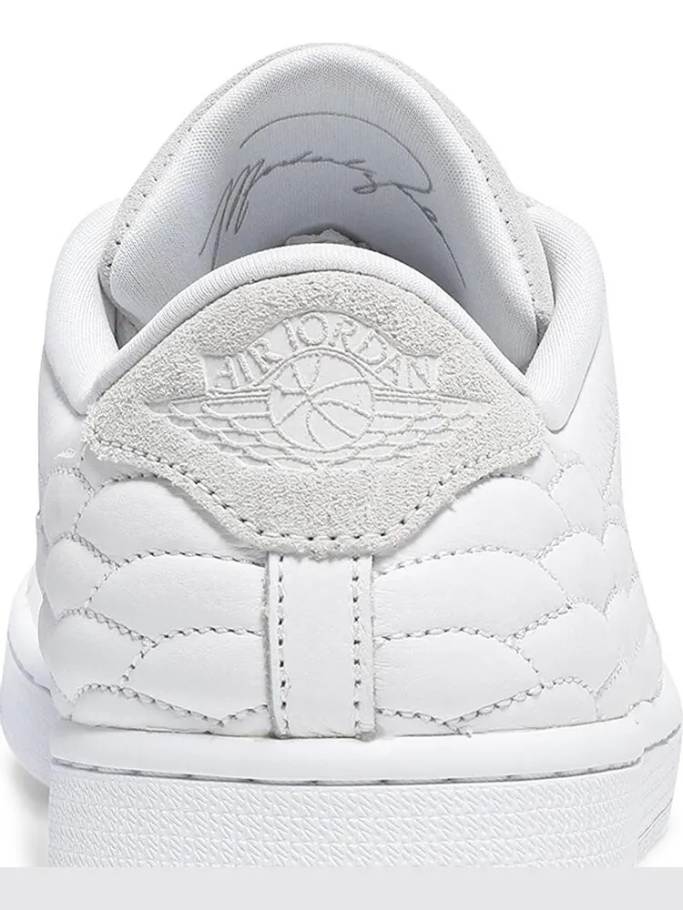 Кроссовки Air Jordan 1 Centre Court White on White — изображение 7 из 8, белый