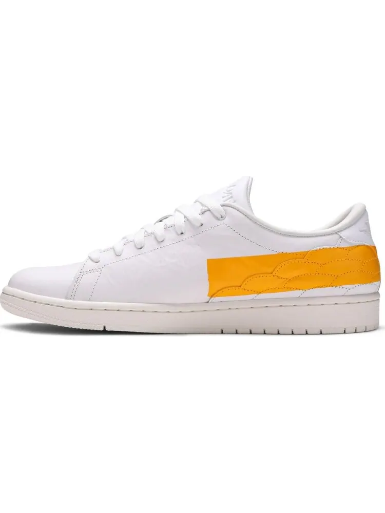 Кроссовки Air Jordan 1 Centre Court University Gold — изображение 3 из 8, белый