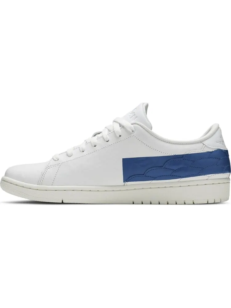 Кроссовки Air Jordan 1 Centre Court Military Blue — изображение 3 из 8, белый