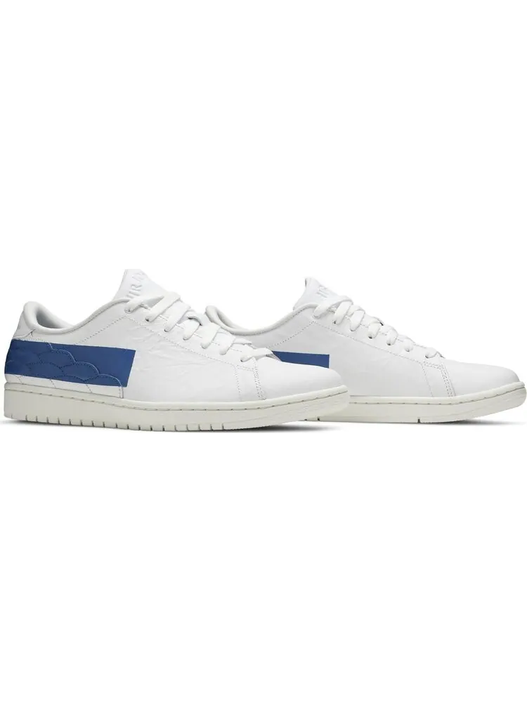 Кроссовки Air Jordan 1 Centre Court Military Blue — изображение 8 из 8, белый