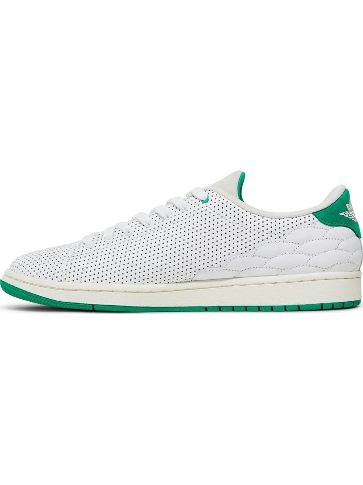Кроссовки Air Jordan 1 Centre Court White Stadium Green — изображение 3 из 8, белый