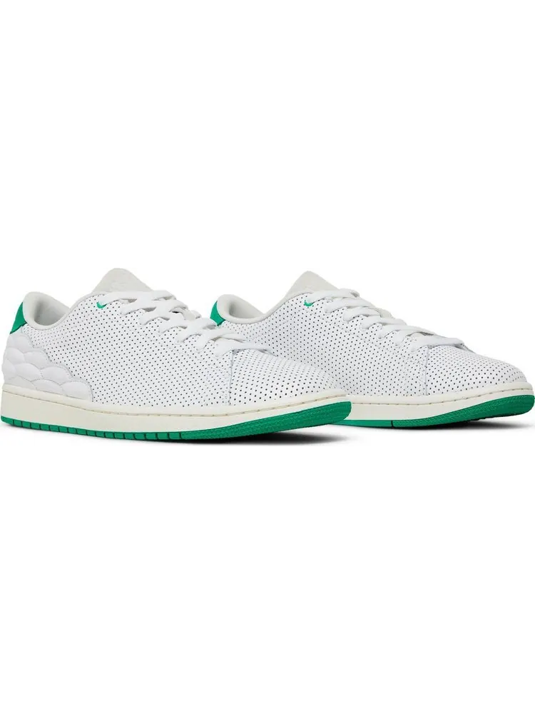 Кроссовки Air Jordan 1 Centre Court White Stadium Green — изображение 8 из 8, белый