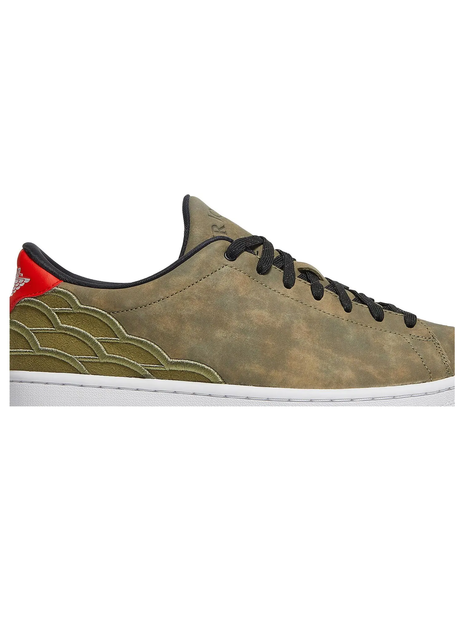 Кроссовки Air Jordan 1 Centre Court 'Oil Green' — изображение 2 из 8, зеленый