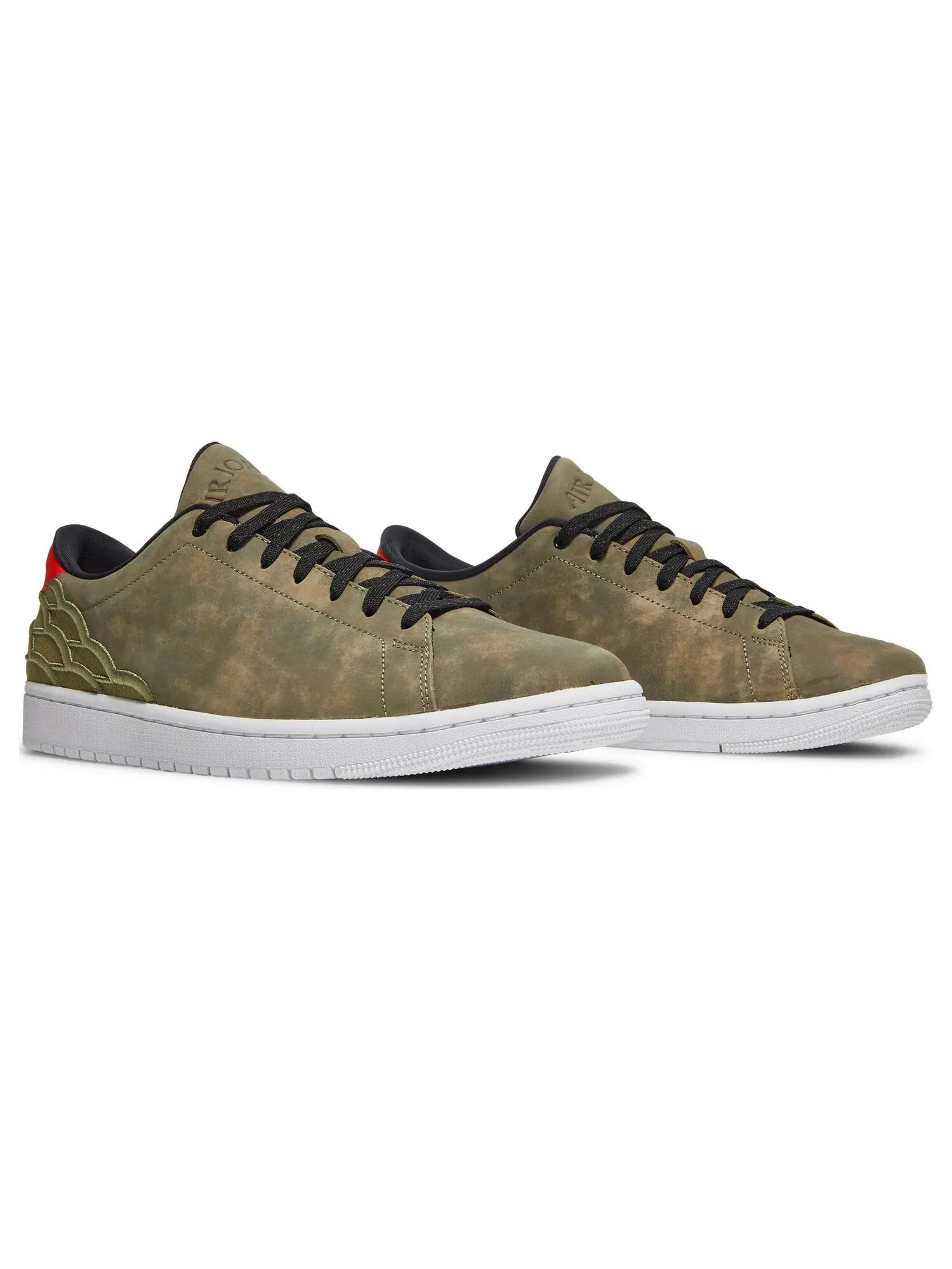 Кроссовки Air Jordan 1 Centre Court 'Oil Green' — изображение 8 из 8, зеленый