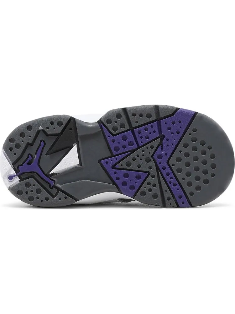 Кроссовки Air Jordan 7 Retro TD Flint 2021 — изображение 4 из 8, белый