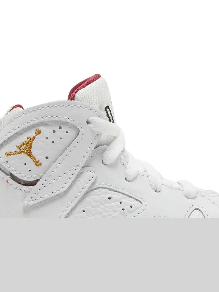 Кроссовки Air Jordan 7 Retro TD Cardinal 2022 — изображение 2 из 8, белый