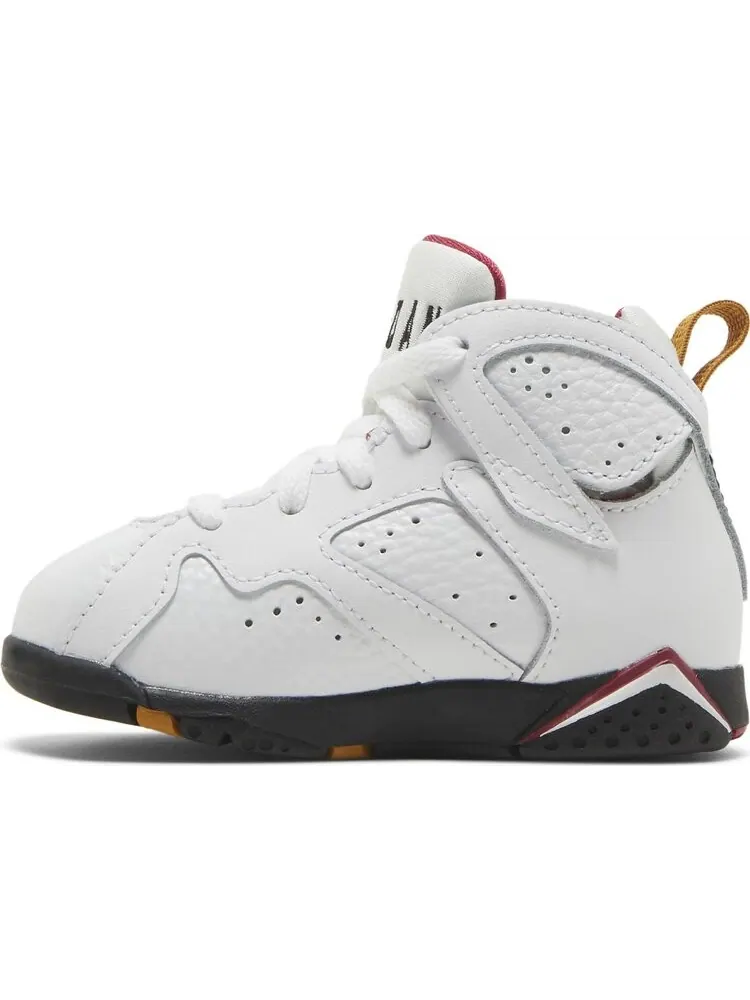 Кроссовки Air Jordan 7 Retro TD Cardinal 2022 — изображение 3 из 8, белый