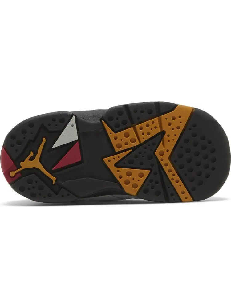 Кроссовки Air Jordan 7 Retro TD Cardinal 2022 — изображение 4 из 8, белый