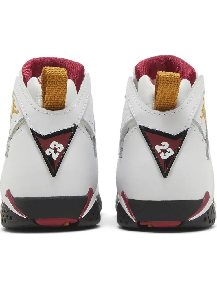 Кроссовки Air Jordan 7 Retro TD Cardinal 2022 — изображение 6 из 8, белый