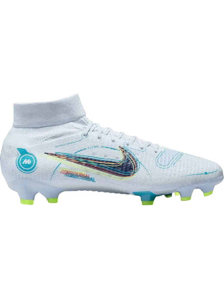 Кроссовки Nike Mercurial Superfly 8 Pro FG 'Grey Light Marine' — изображение 1 из 1, серый