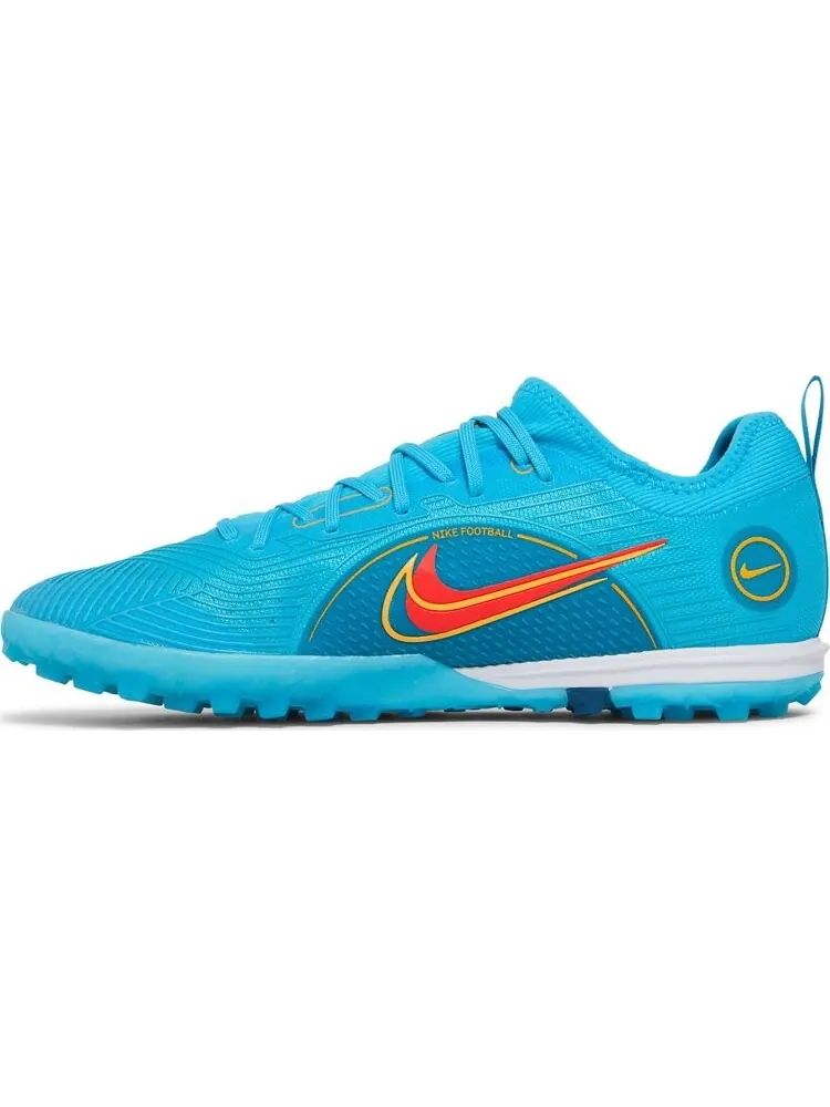 Кроссовки Nike Mercurial Air Zoom Vapor 14 Pro TF 'Chlorine Blue Laser Orange' — изображение 3 из 8, синий